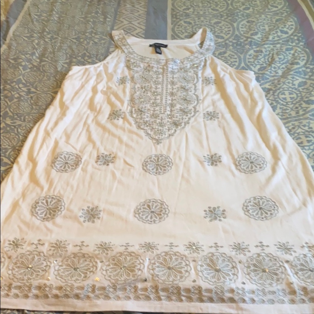 INC white dress size 3x